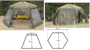 Палатка-тент-шатер AVI-OUTDOOR Ahtari Moskito Sharer арт. 7867