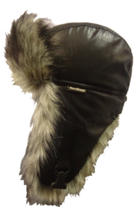 Шапка-ушанка NordKapp Balsf Canadian Wolf black арт. 531